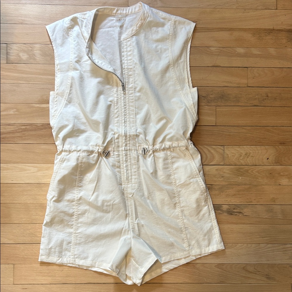 CALIA by Carrie Underwood Cream Sleeveless romper